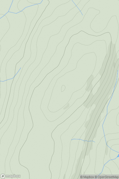Thumbnail image for Summerhouse Hill [Lake District S] showing contour plot for surrounding peak